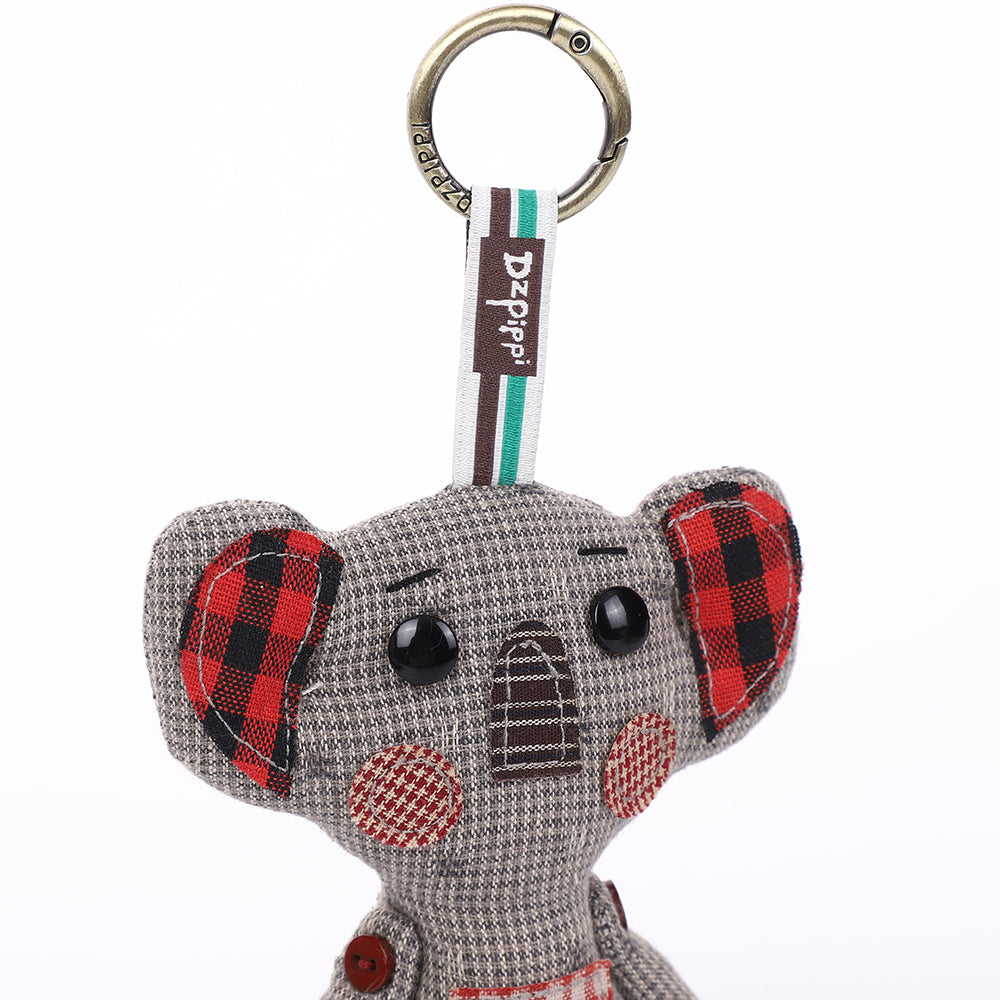 Handmade Fabric Animal Bag Charm Keychain Assortment - Cute Plush Hanging Accessories