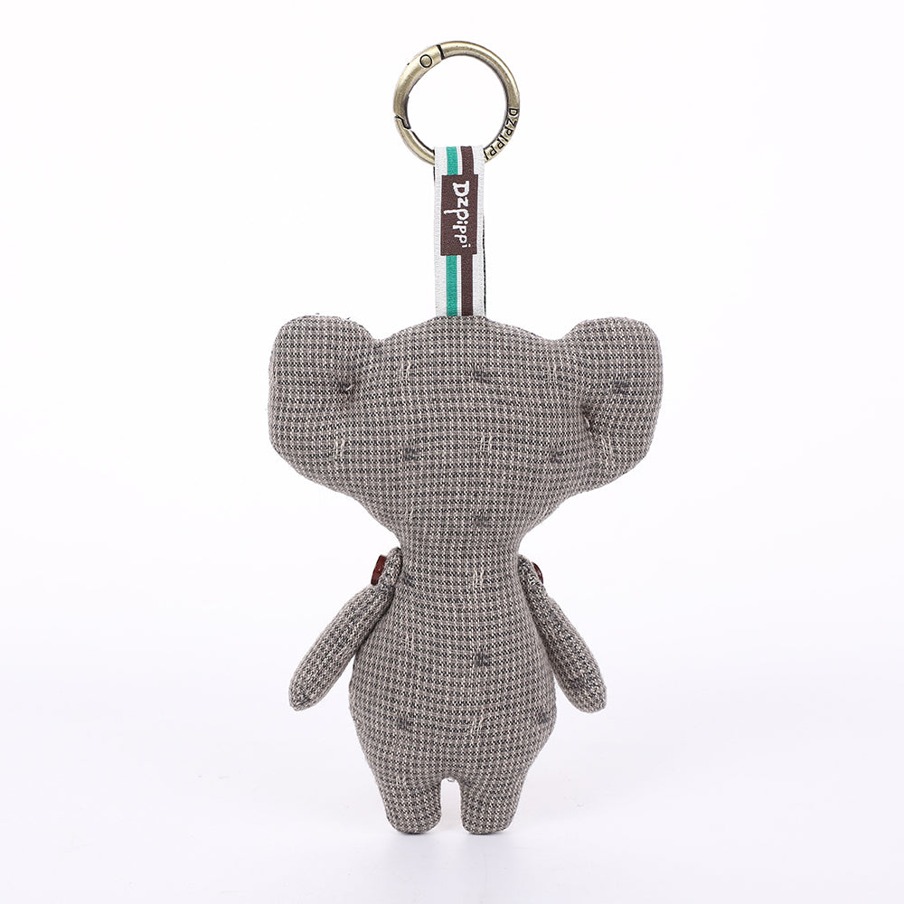 Handmade Fabric Animal Bag Charm Keychain Assortment - Cute Plush Hanging Accessories