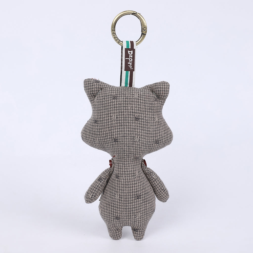 Handmade Fabric Animal Bag Charm Keychain Assortment - Cute Plush Hanging Accessories