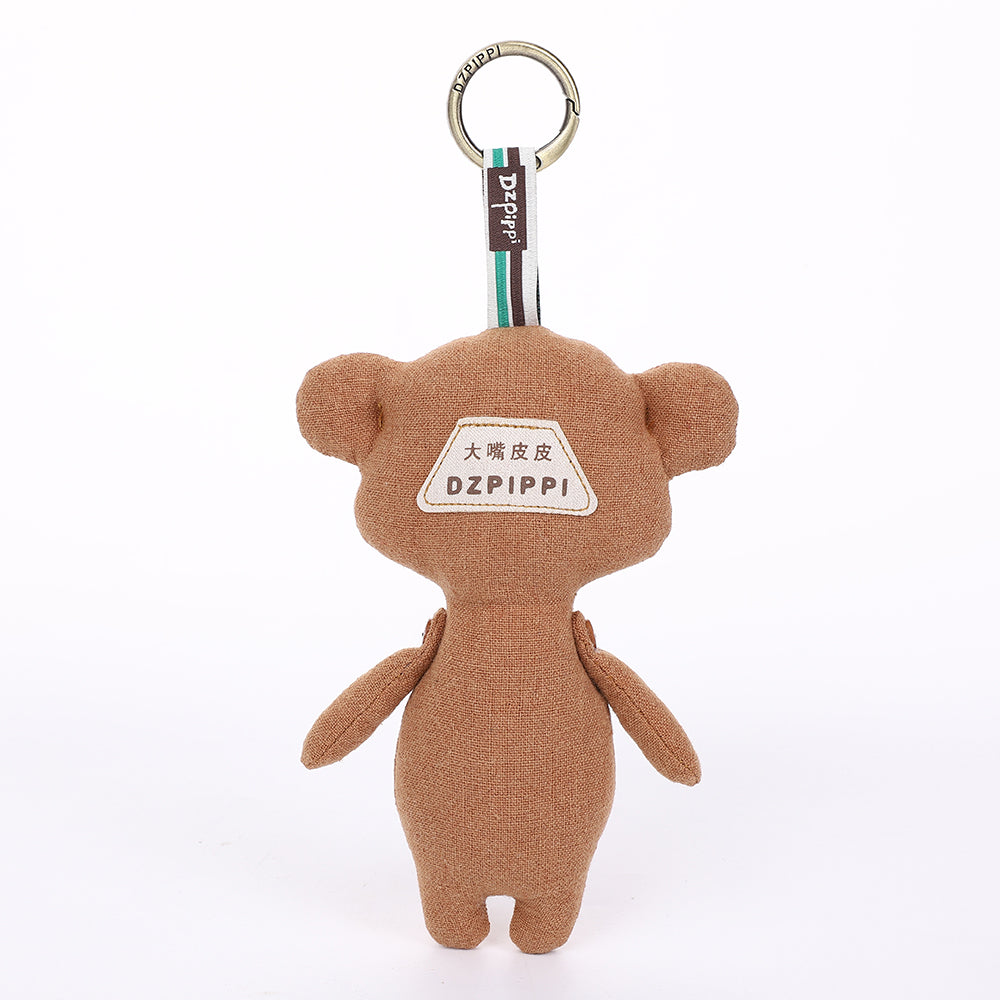 Handmade Fabric Animal Bag Charm Keychain Assortment - Cute Plush Hanging Accessories