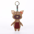 Handmade Fabric Animal Bag Charm Keychain Assortment - Cute Plush Hanging Accessories