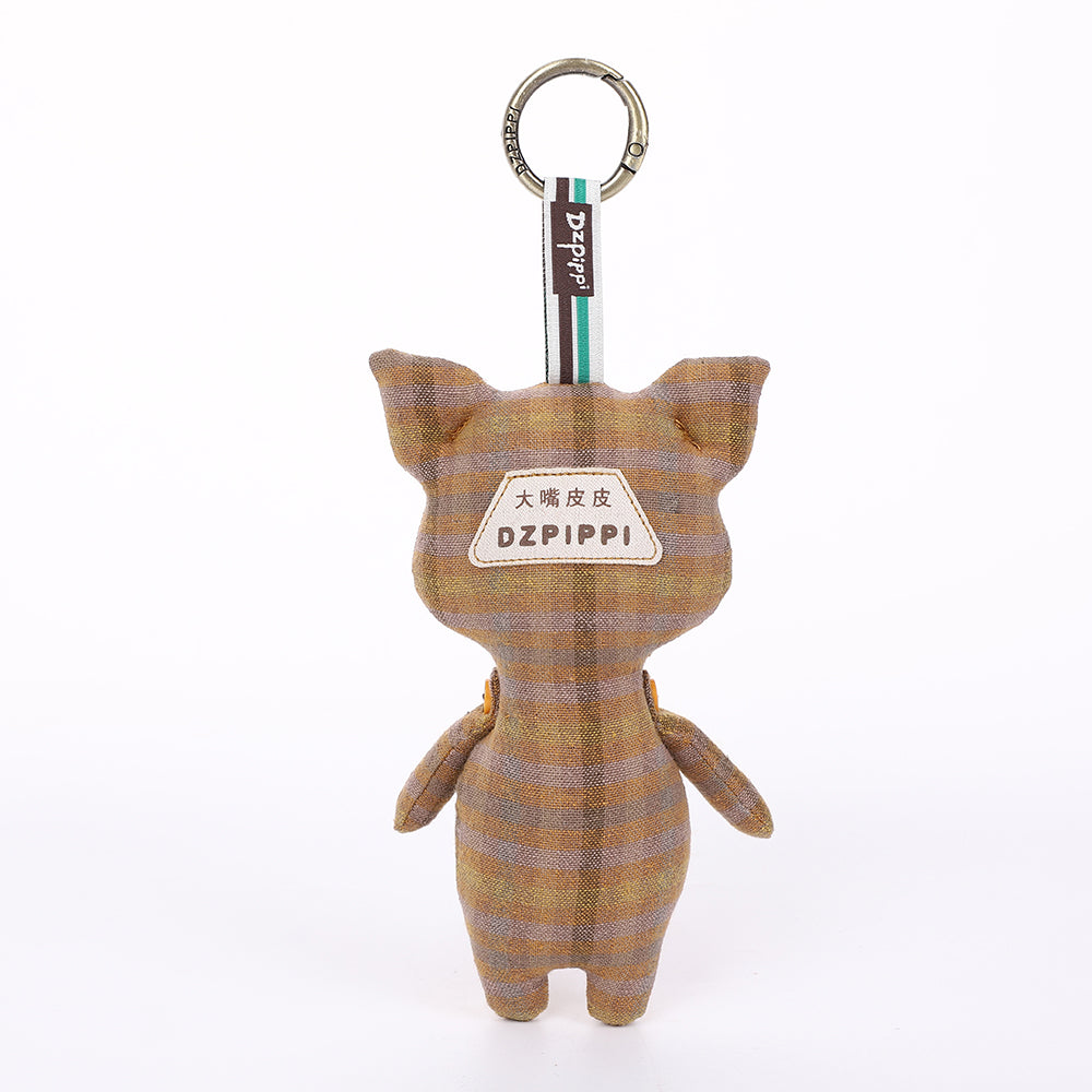 Handmade Fabric Animal Bag Charm Keychain Assortment - Cute Plush Hanging Accessories