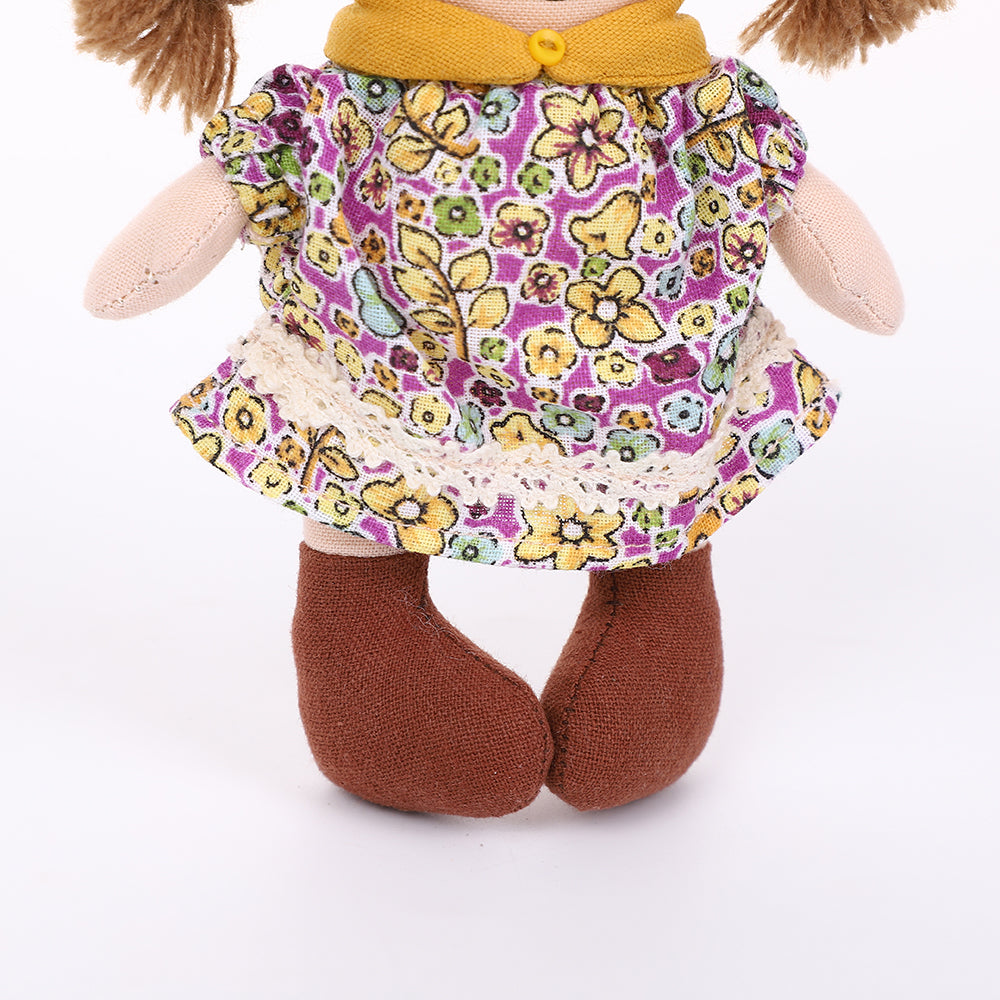 Handmade Fabric Doll Bag Charm Keychain Assortment - Cute Plush Hanging Accessories