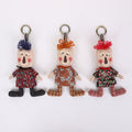 Handmade Fabric Boy Doll Keychain - Cute Cloth Bag Charm, 1 Pc